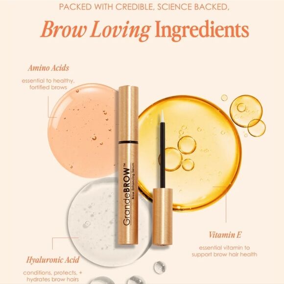 GRANDE COSMETICS GrandeBROW Brow Enhancing Serum 3ml 4 Months Full Size Supply - Picture 7 of 16